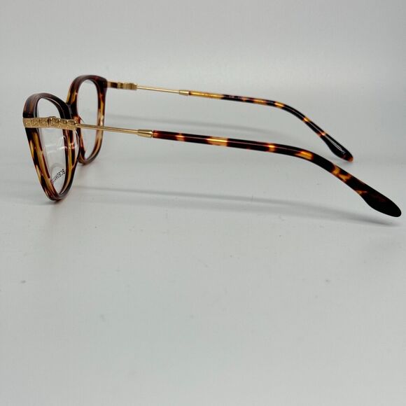 BCBGMAXAZRIA Rowan Women\'s Round/Oval‎ Glasses in Wine Horn H13532 main image 4